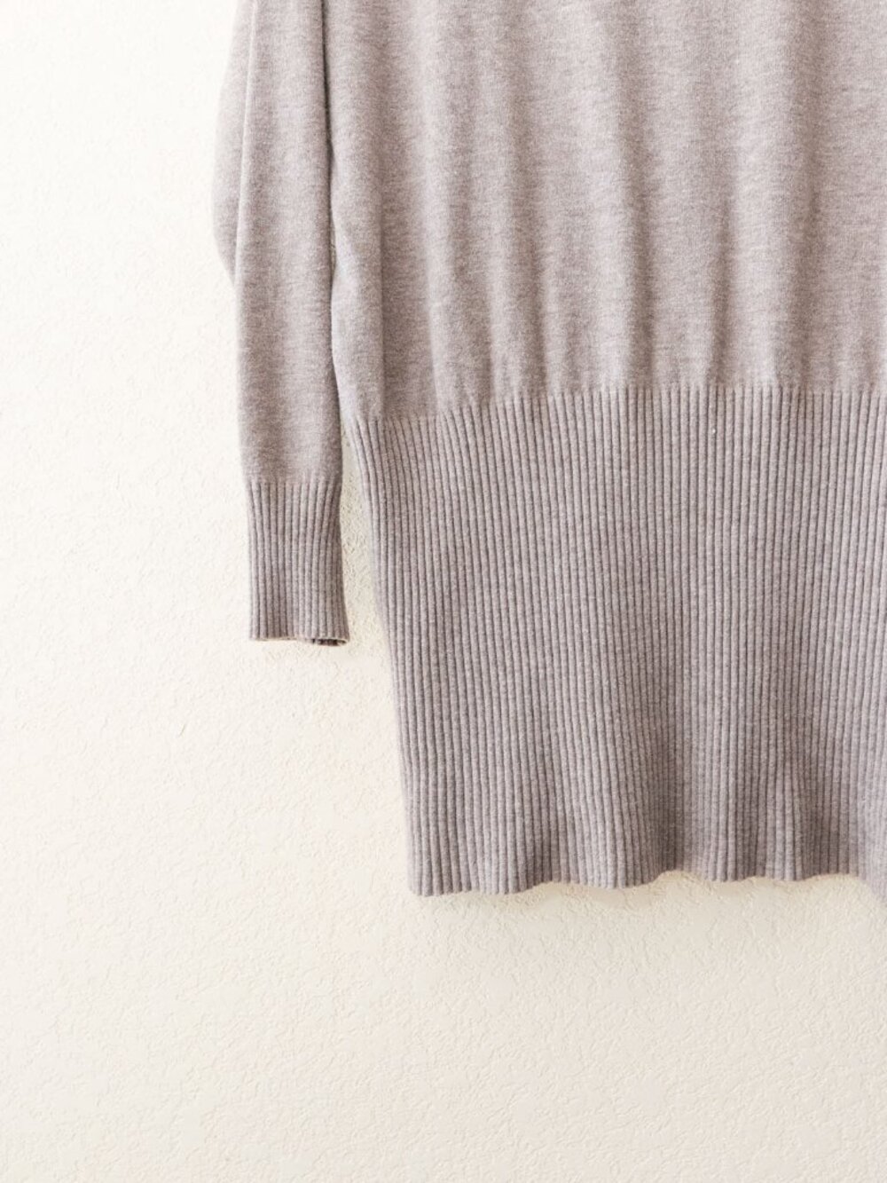 Altar'd State Cardigan M/L Taupe Beige Open Front Long Soft Knit Pockets - Picture 13 of 14